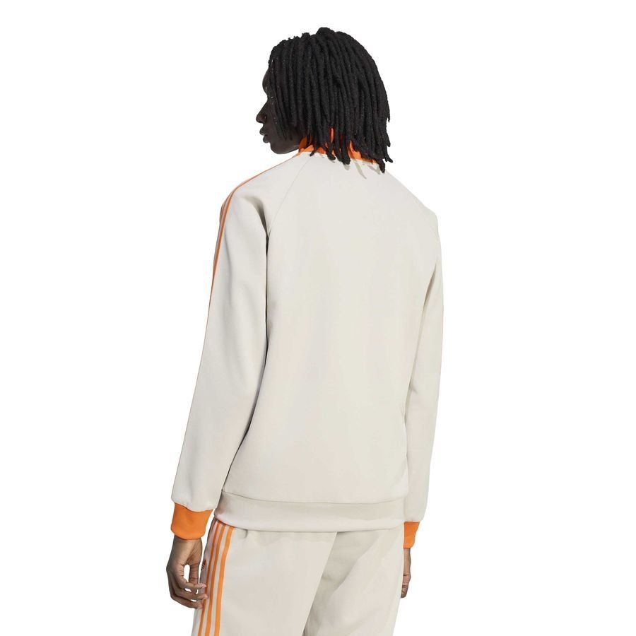 Bayern München Track Top OG - Wonder Alumina/White/Orange - Men's-SoccerKits Hub | Buy Soccer Jerseys Online